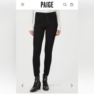 PAIGE Hoxton Ankle black jean